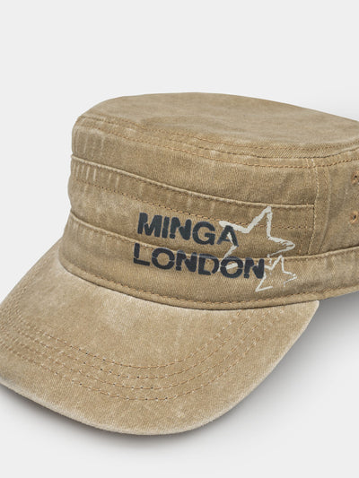 Minga Star Beige Military Cap - Minga London