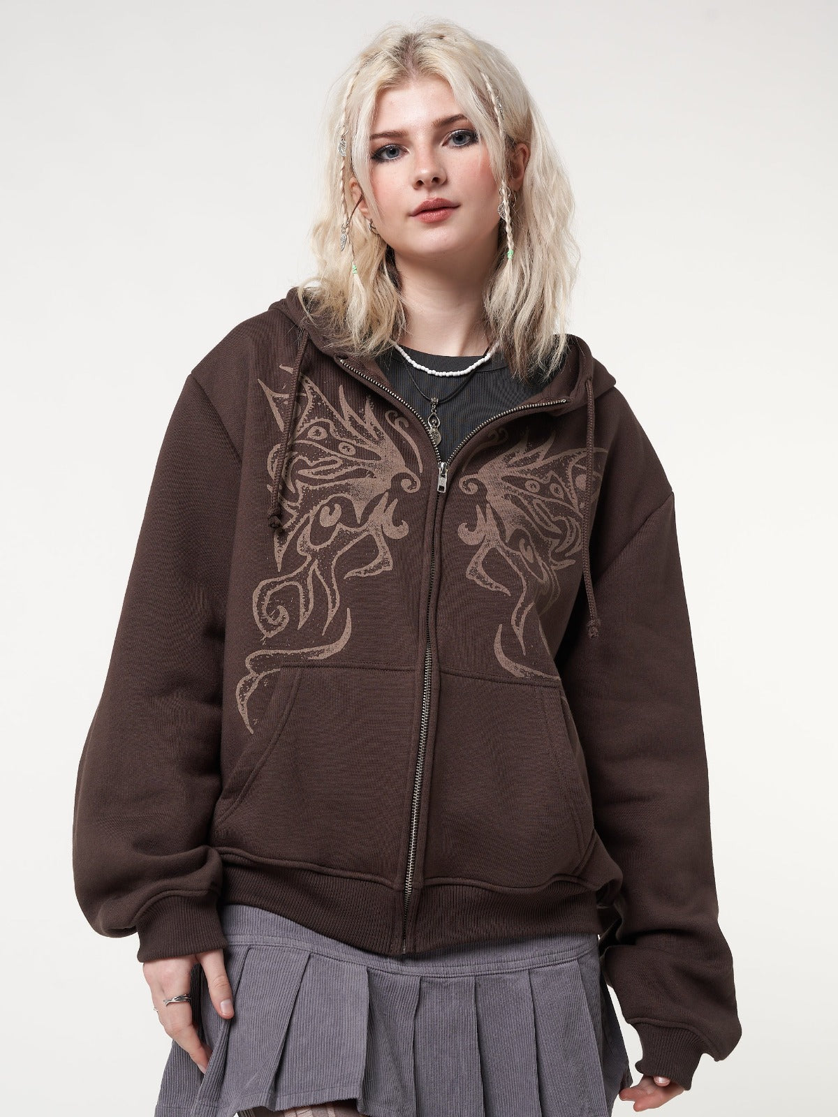 Fairy Wings Zip Up Hoodie - Minga London