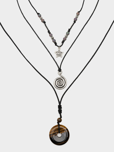 Heart of the Ocean Pendant Necklace Set - Minga London