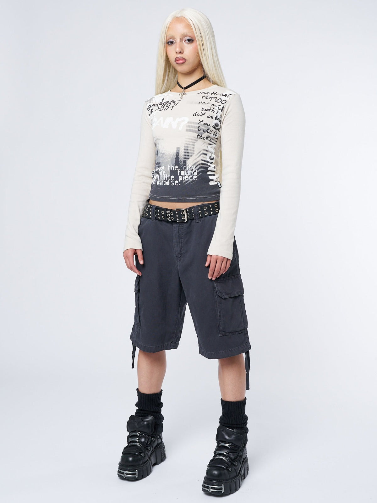 1997 Graphic Long Sleeve Top - Minga London