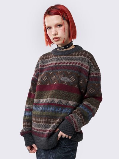 Ashton Jacquard Knit Sweater