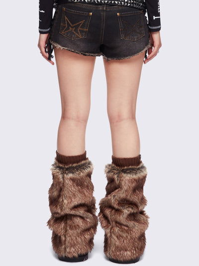 Astra Furry Leg Warmers