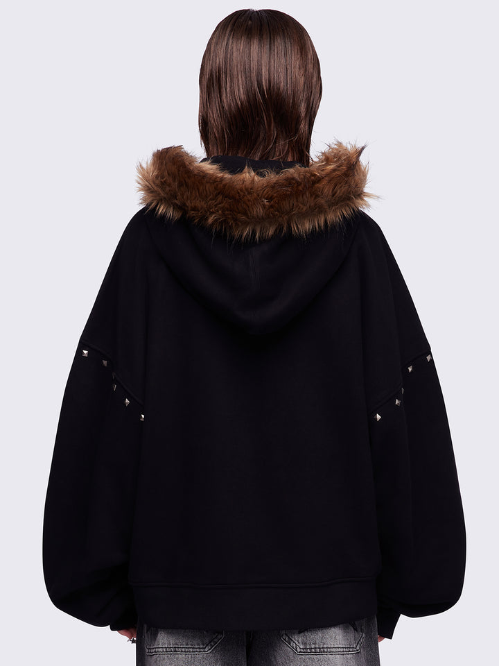 トップス Afb fur zip hoodie AFB / FUR ZIP HOODIE | Answer