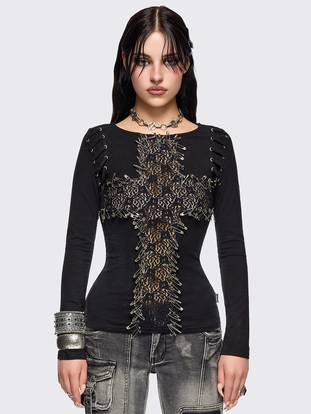 ラインウァンド leinwande marino sleeve black leinwande（ラインヴァンド）の「Marino Sleeve（シャツ