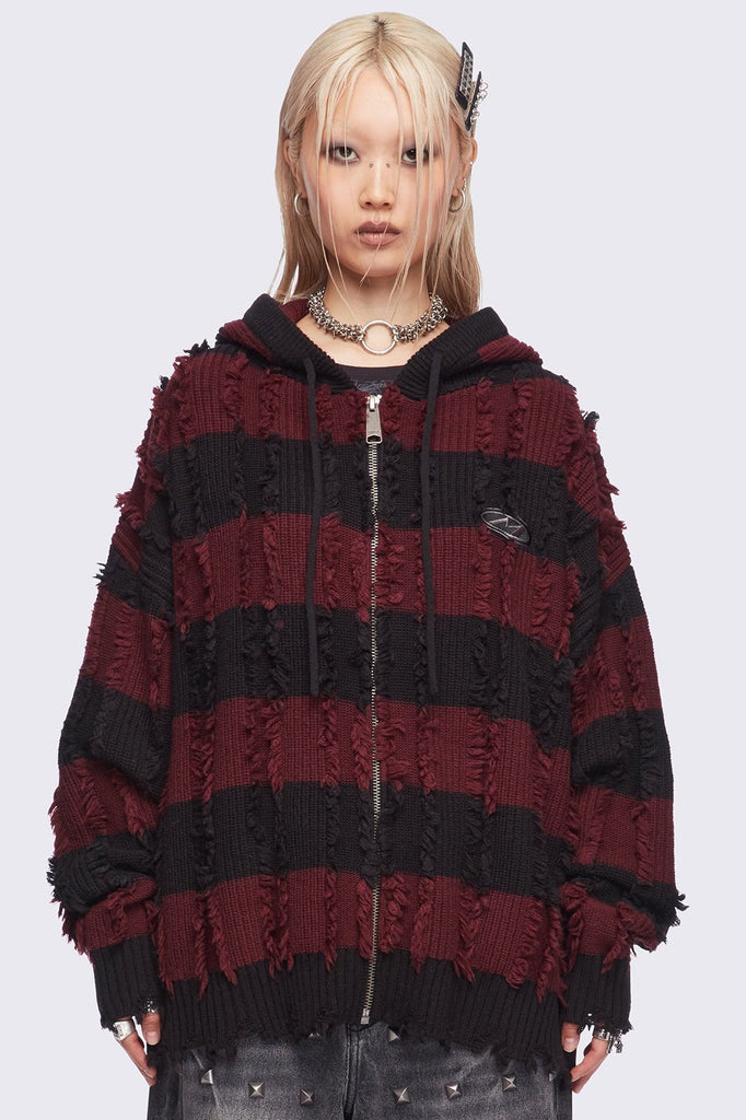 Ellis_Red_Knitted_Zip-