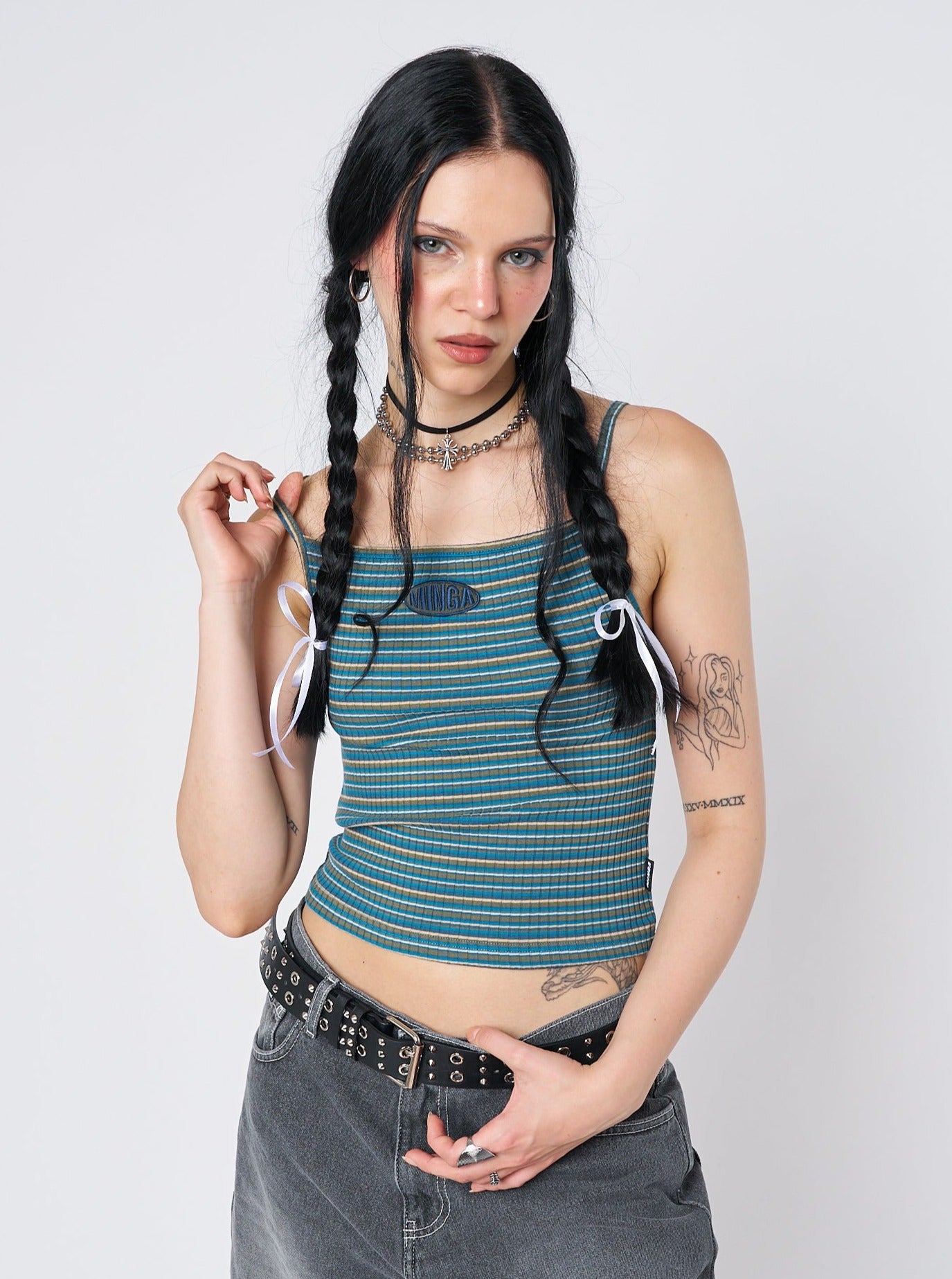 Marina Striped Cami Top Minga London