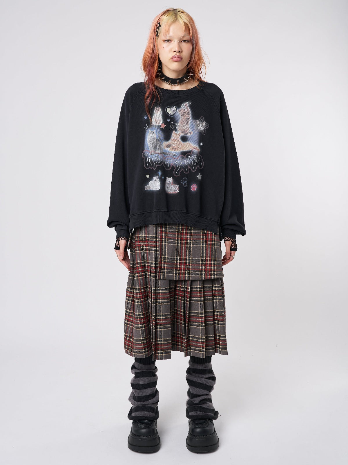 Meow or Never Kitty Sweatshirt - Minga London