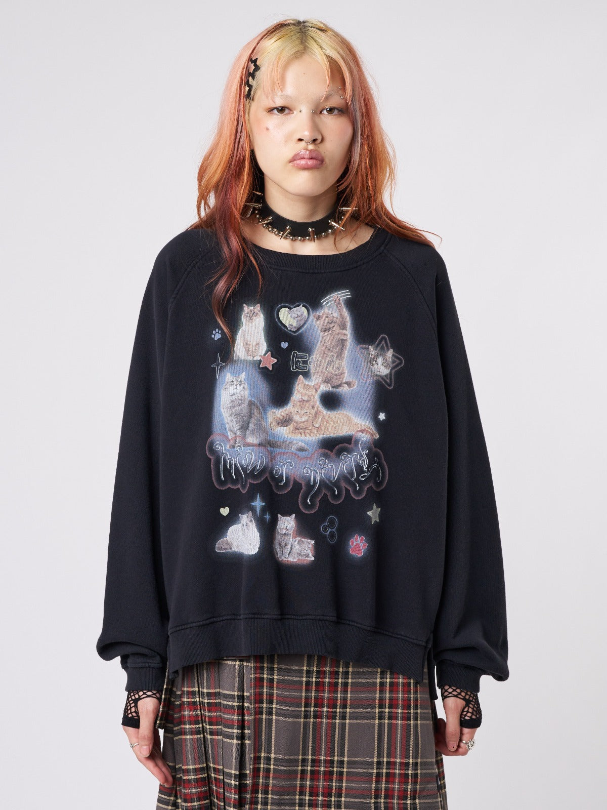 Meow or Never Kitty Sweatshirt - Minga London