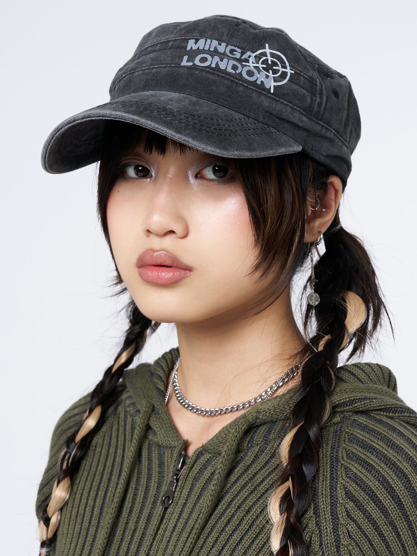 Minga Star Black Military Cap - Minga London