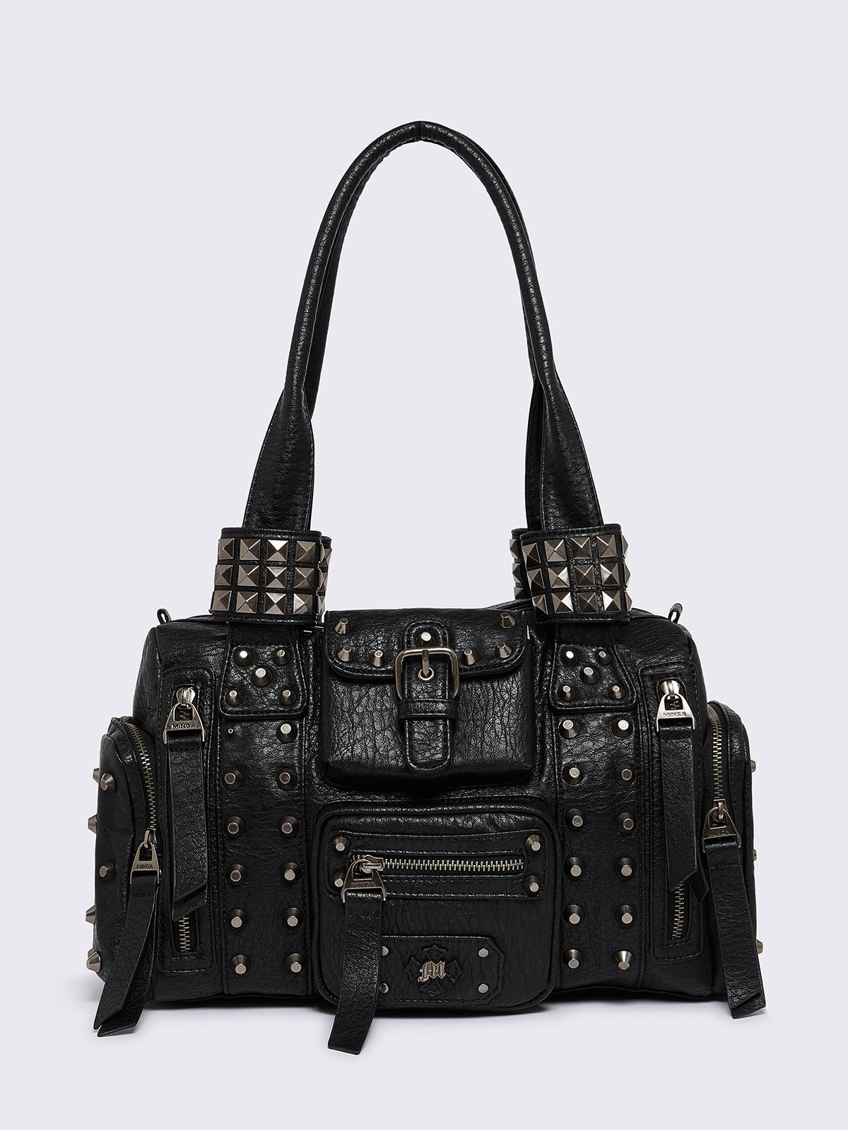 Myrrh Black Vegan Shoulder Bag