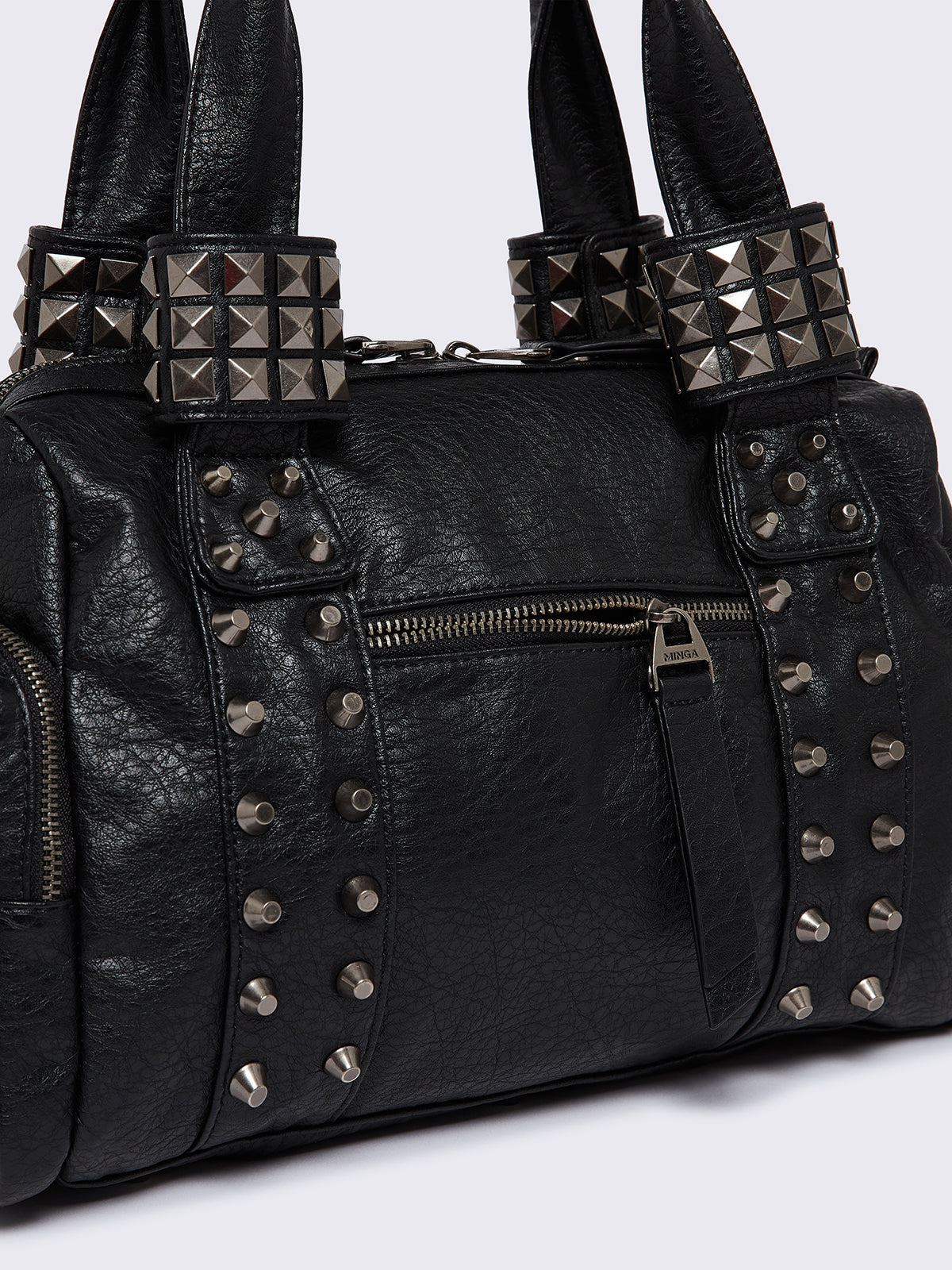 Myrrh Black Vegan Shoulder Bag