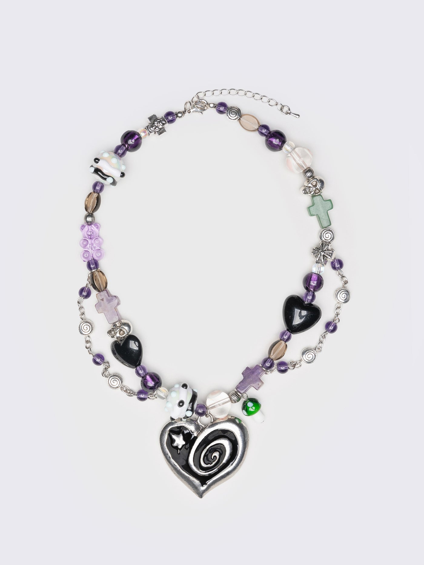 Never Ending Love Beaded Necklace