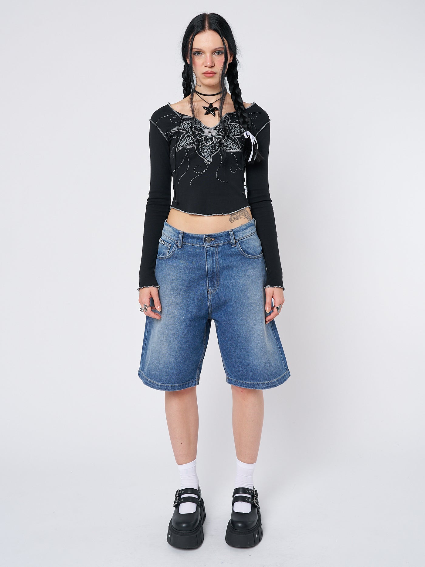 Sea Flower Long Sleeve Top - Minga London