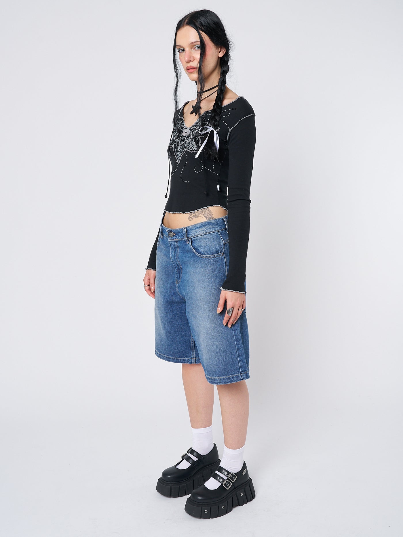 Sea Flower Long Sleeve Top - Minga London
