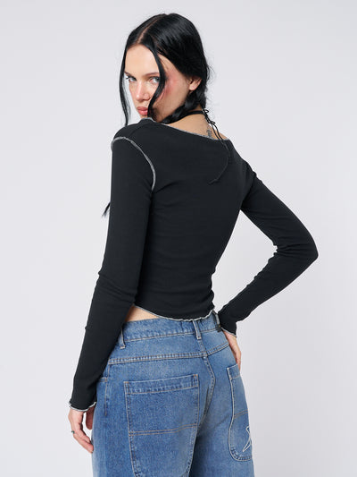 Sea Flower Long Sleeve Top - Minga London