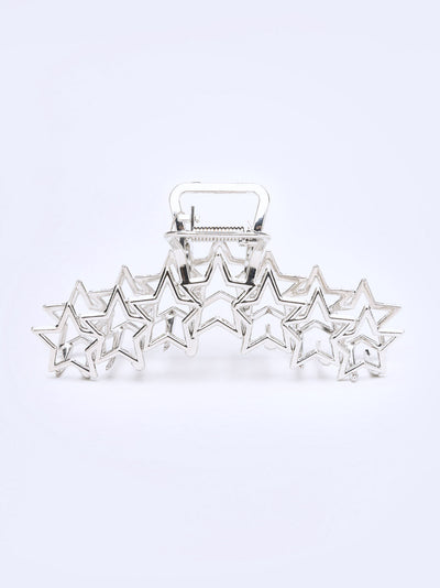 Stars Aligned Silver Claw Clip