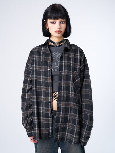 Tyler Black & Grey Checked Shirt