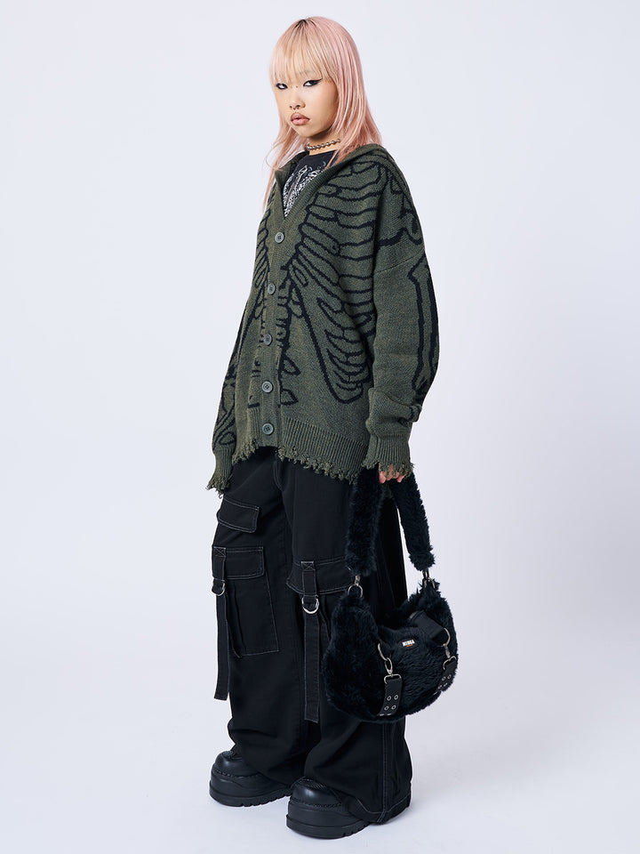 ファッション人気ブランドランキング X-ray-Jacquard-Green-Hooded- レディースウェア