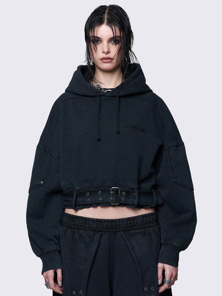 Loose Fit Printed Hoodie - Black - Men | H&M US