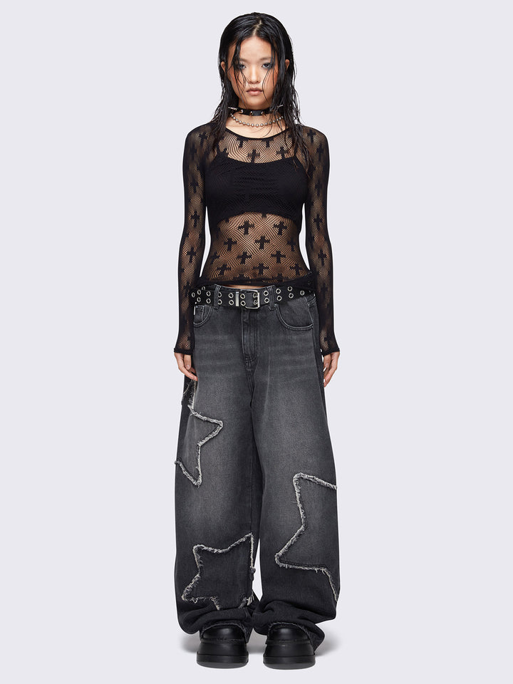 国内未入荷 Minga London - WILLA LACE UP MESH TOP Pink Lace Up Graphic Mesh Top | Minga London