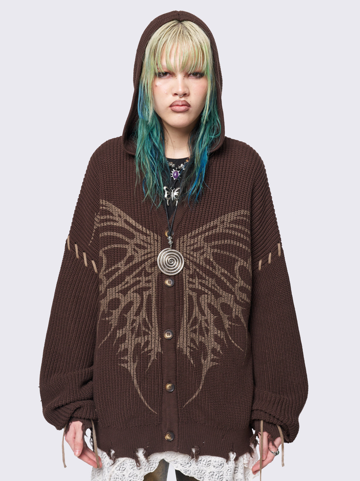 TTT MSW 22SS Butterfly knit Cardigan - メルカリ