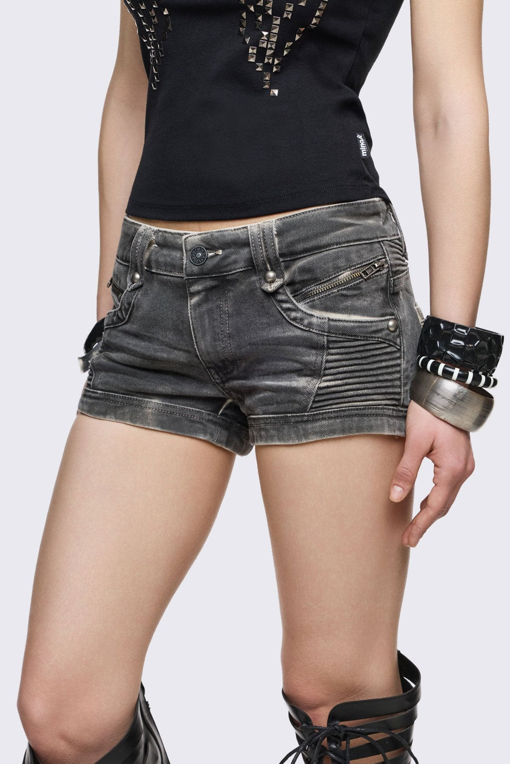 Women's Hot Pants & Micro Shorts | Denim, Studded & Y2K | Minga London