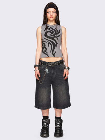 Jen Black Washed Jorts