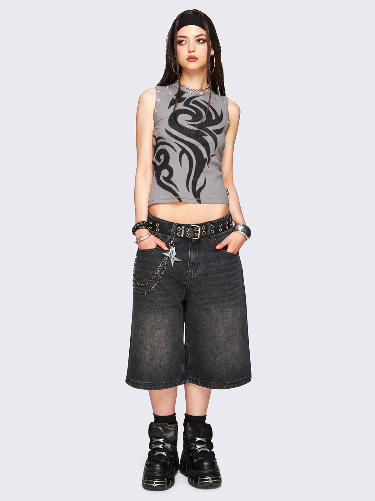 Jen Black Washed Jorts