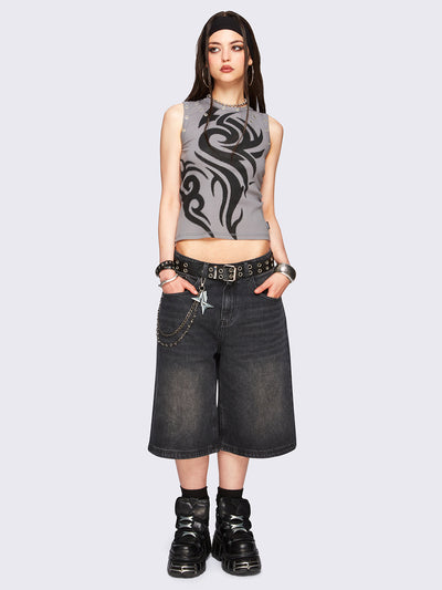 Jen Black Washed Jorts