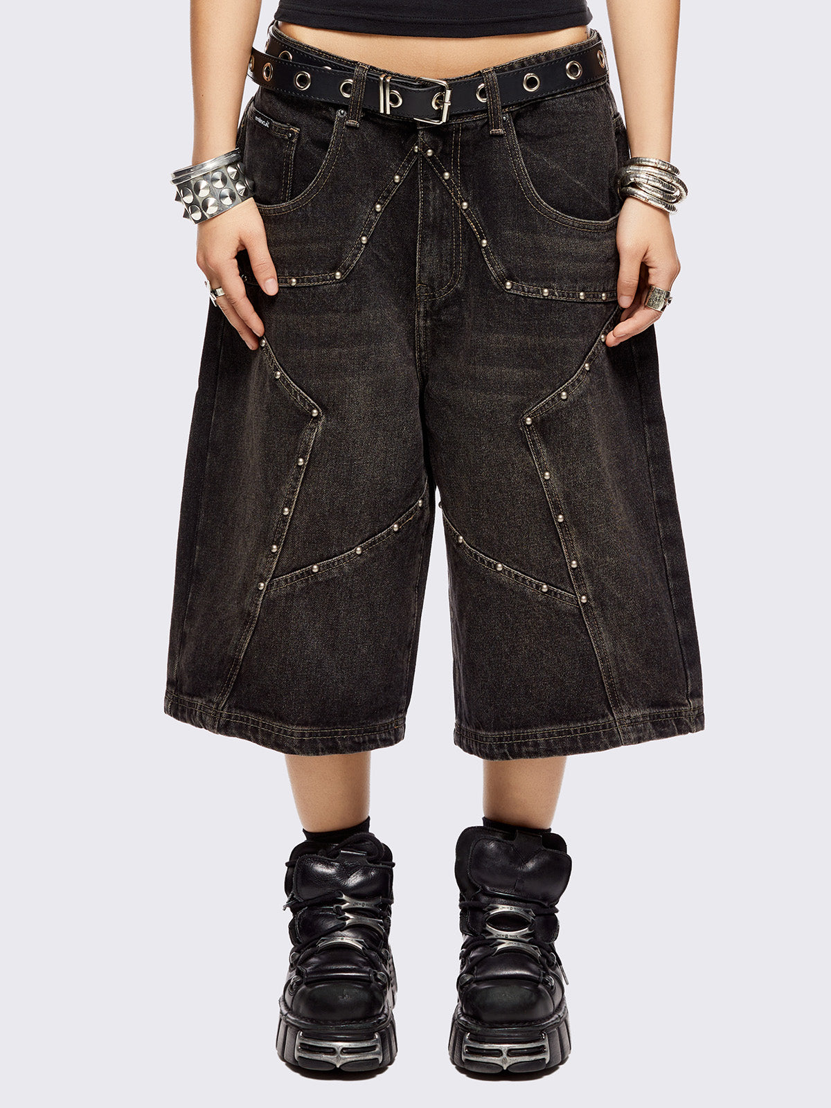 Star! Washed Jorts