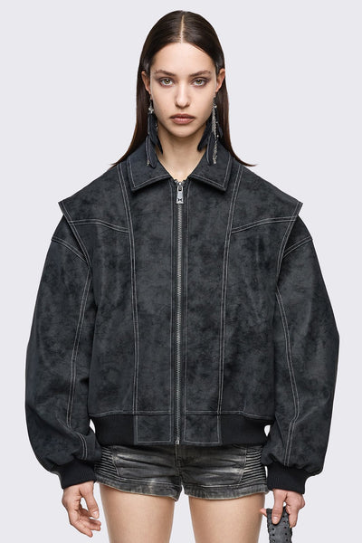 Grunge & Y2K Women's Jackets: Faux Fur, Bombers, Fleece Borgs Grunge & Y2K Women's Jackets: Faux Fur, Bombers, Fleece Borgs