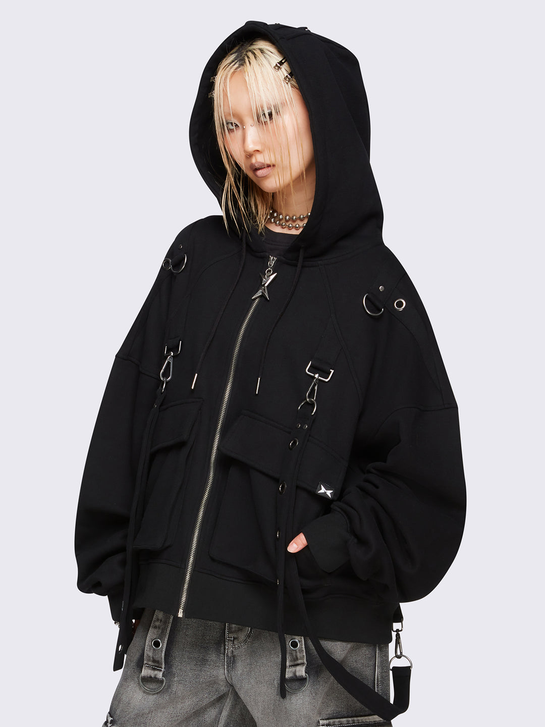 trek-black-zip-up-