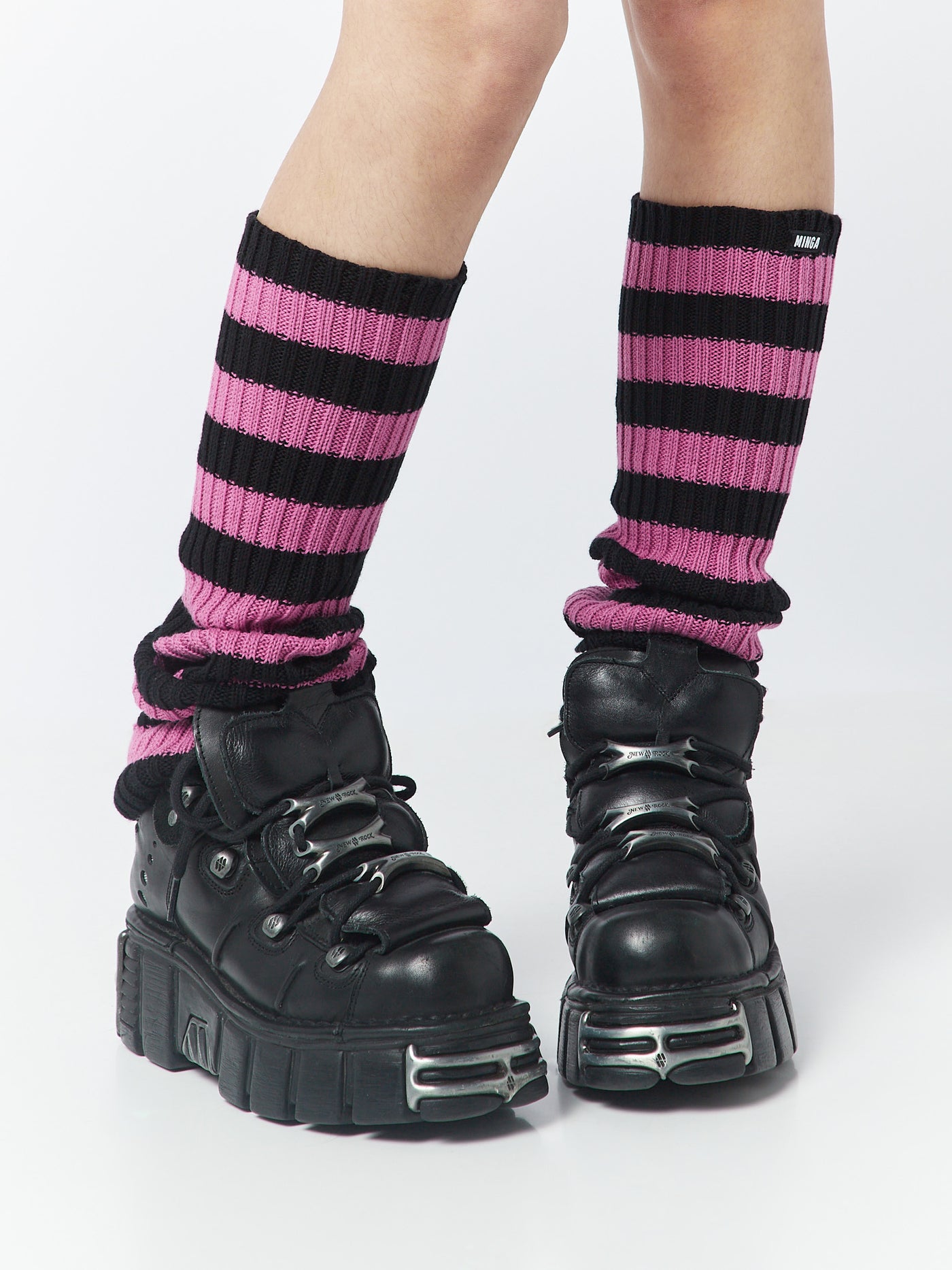 All Striped Up Leg Warmers - Minga London