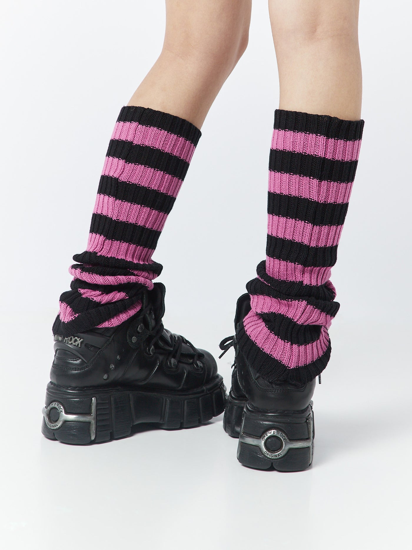 All Striped Up Leg Warmers - Minga London