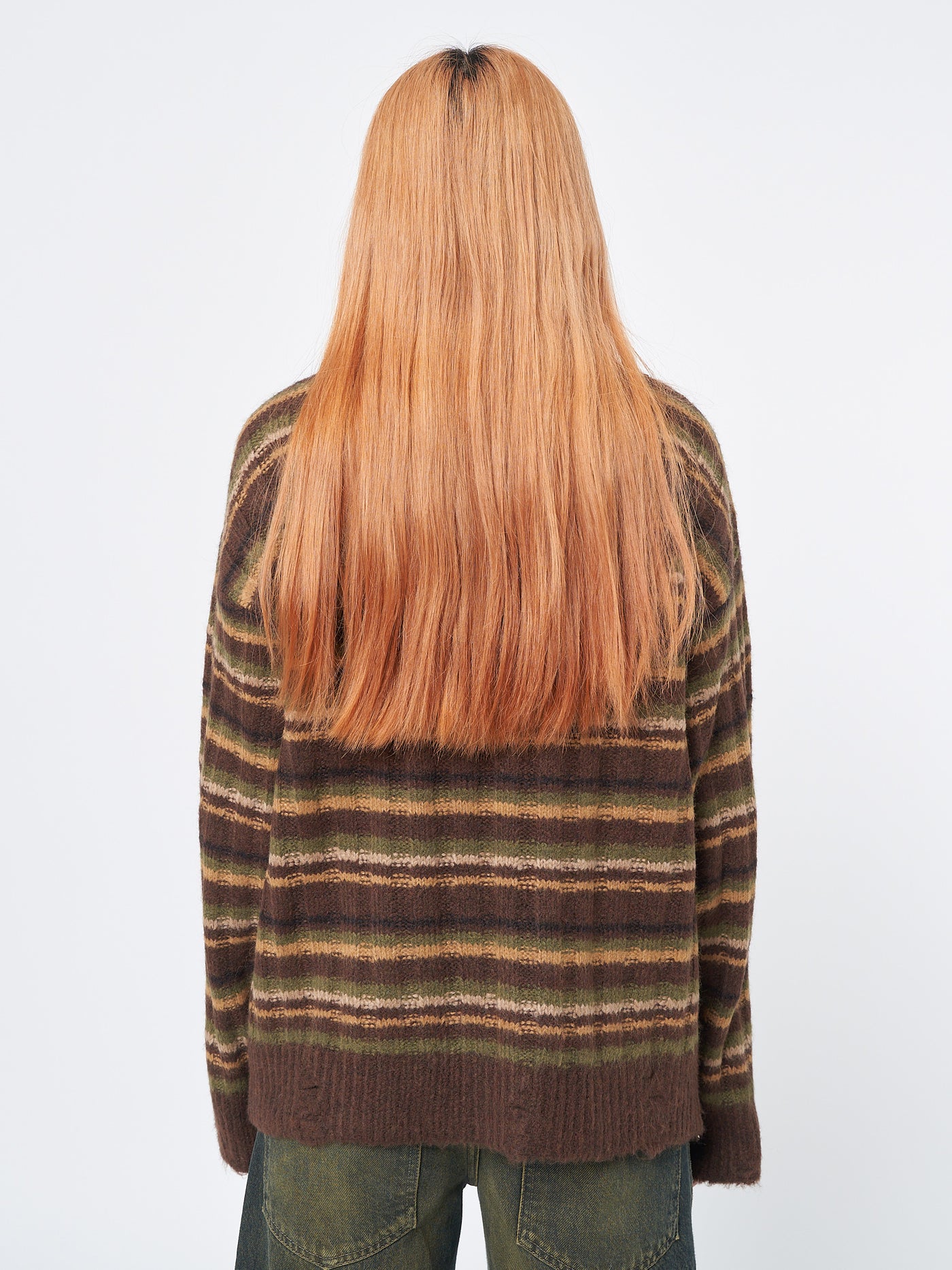 Hazel Striped Chunky Knit Jumper - Minga London