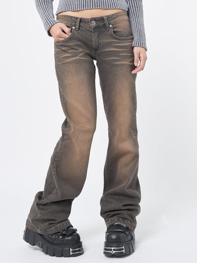 Jen Overdye Flare Jeans - Minga London