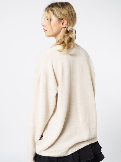 Spoiled Sheep Graphic Knitted Sweater - Minga London
