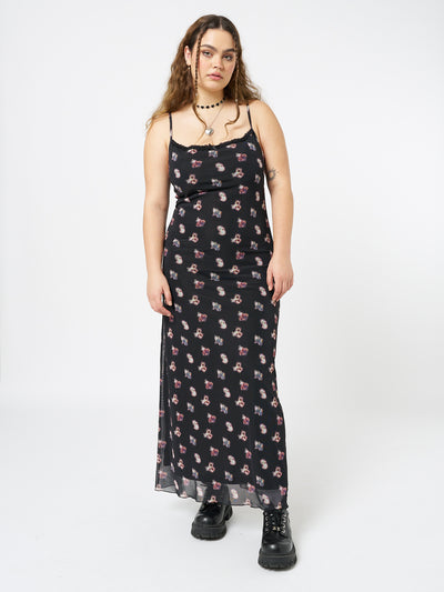 That Cat Girl Mesh Maxi Dress - Minga London