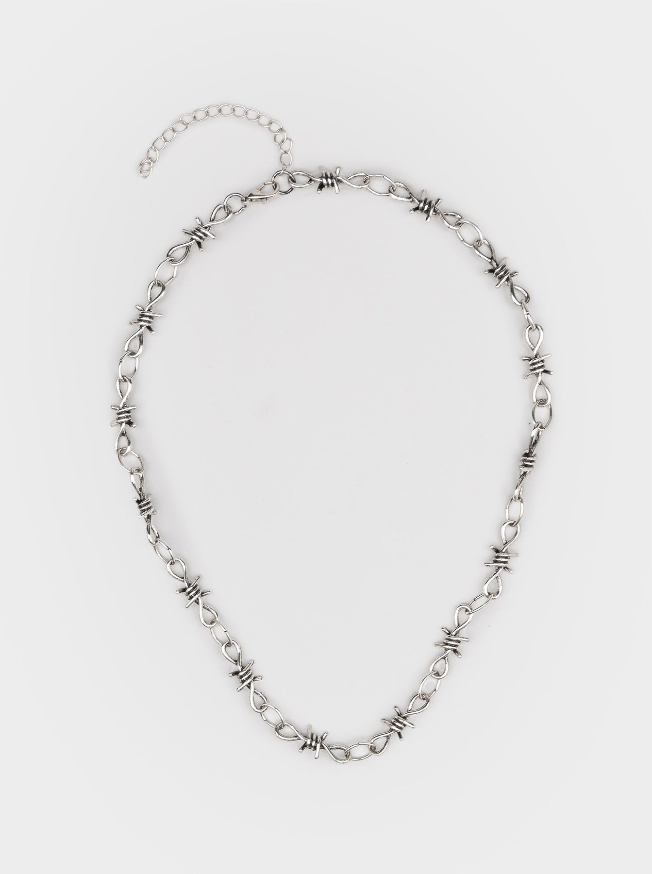 Crown Of Thorns Silver Necklace Set | Minga London
