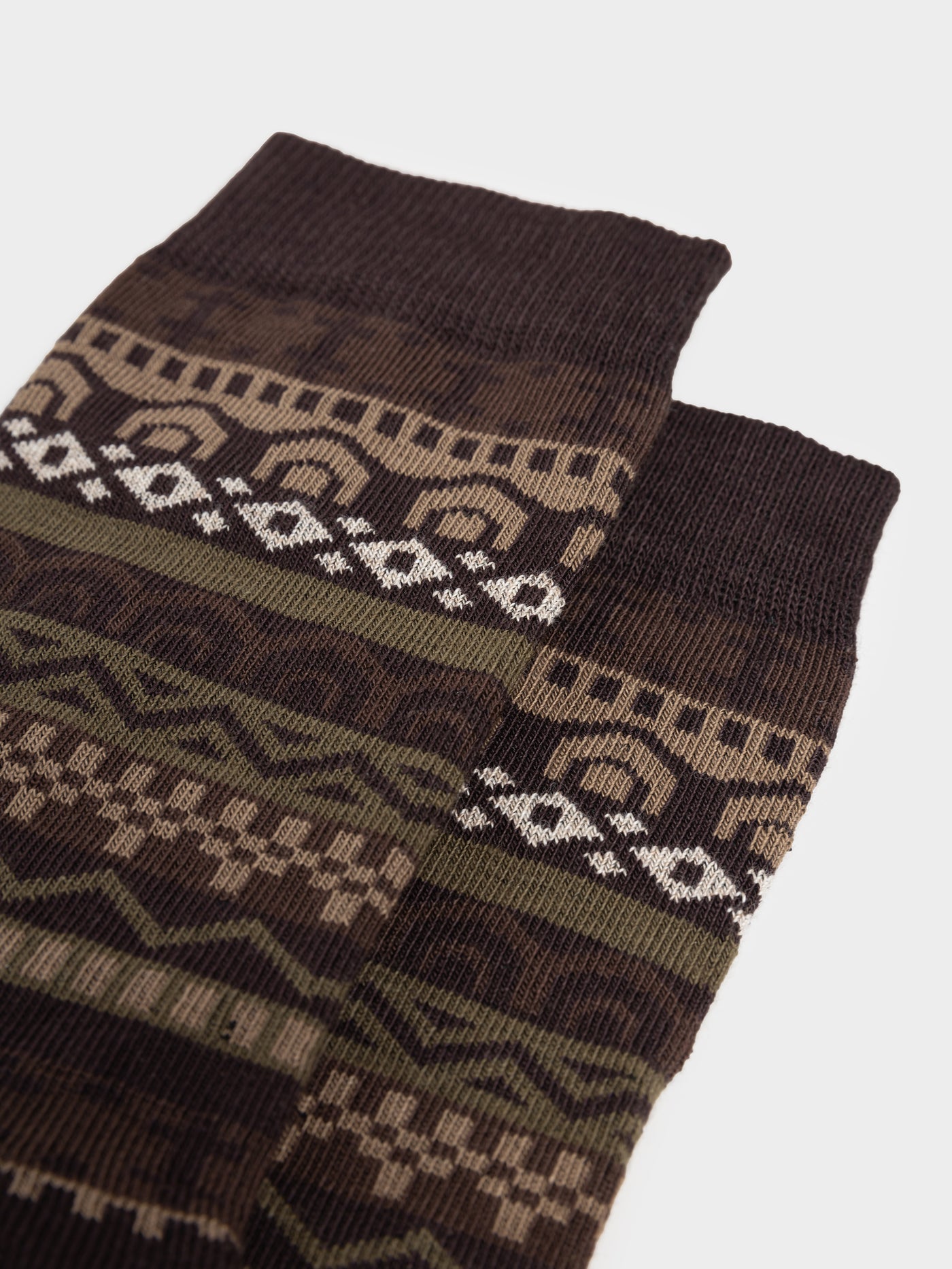 Grandma Jacquard Knit Socks - Minga London