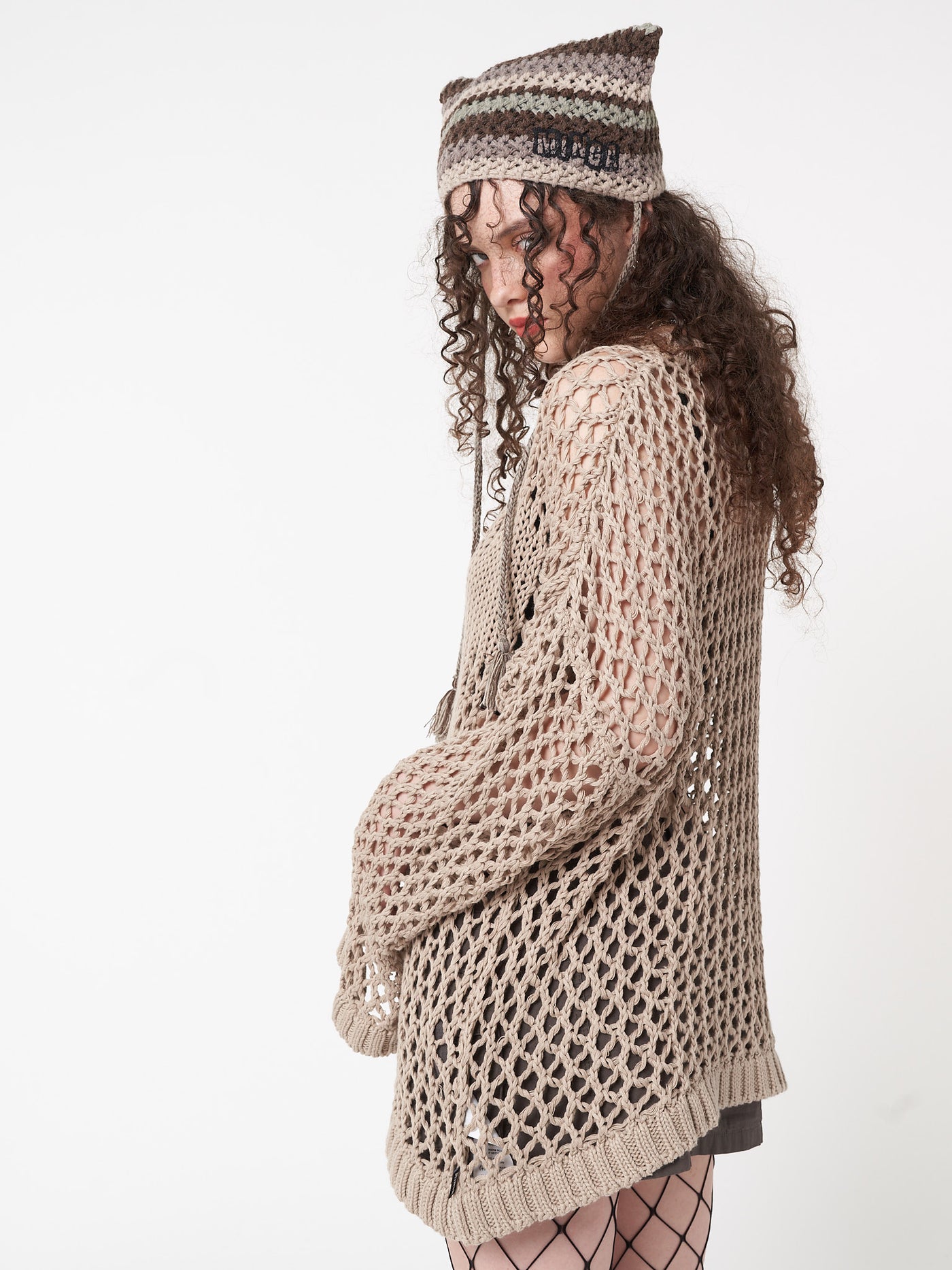 Metamorphosis Open Knit Jumper - Minga London