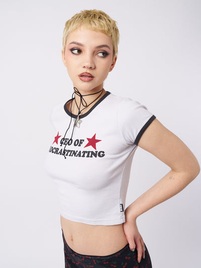 CEO Of Procrastinating Baby Tee - Minga London