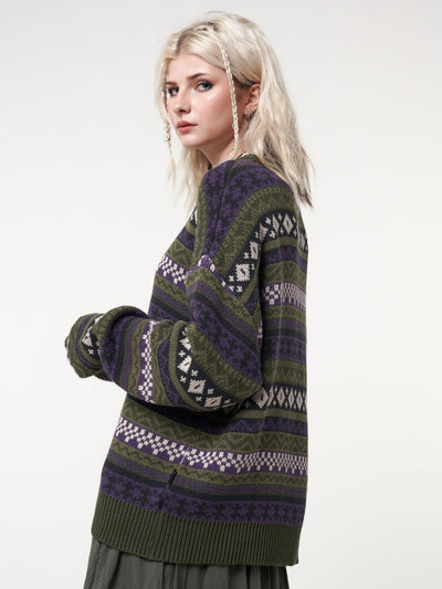 Aspen Jacquard Knit Jumper - Minga London