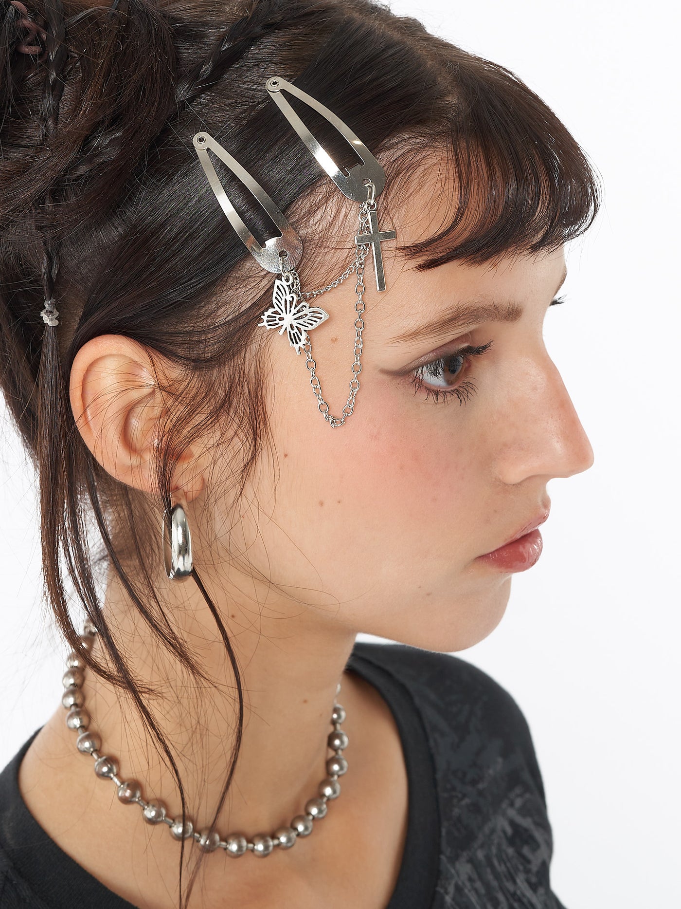 Cyber Angel Hair Clips Set - Minga London