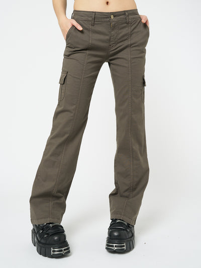 Eve Brown Y2K Cargo Pants - Minga London