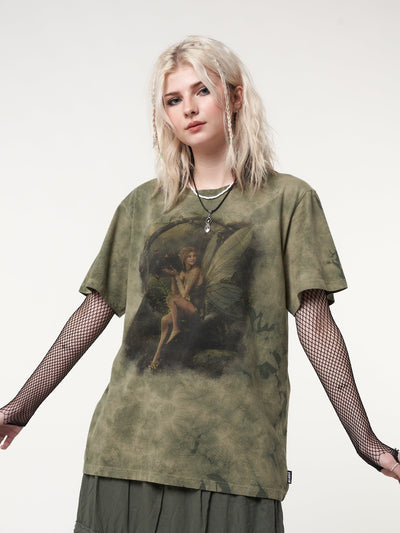 Forest Fairy Tie Dye T-shirt - Minga London