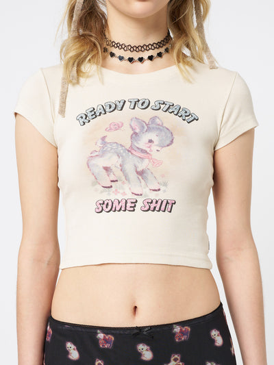 Ready 2 Start Graphic Baby Tee - Minga London