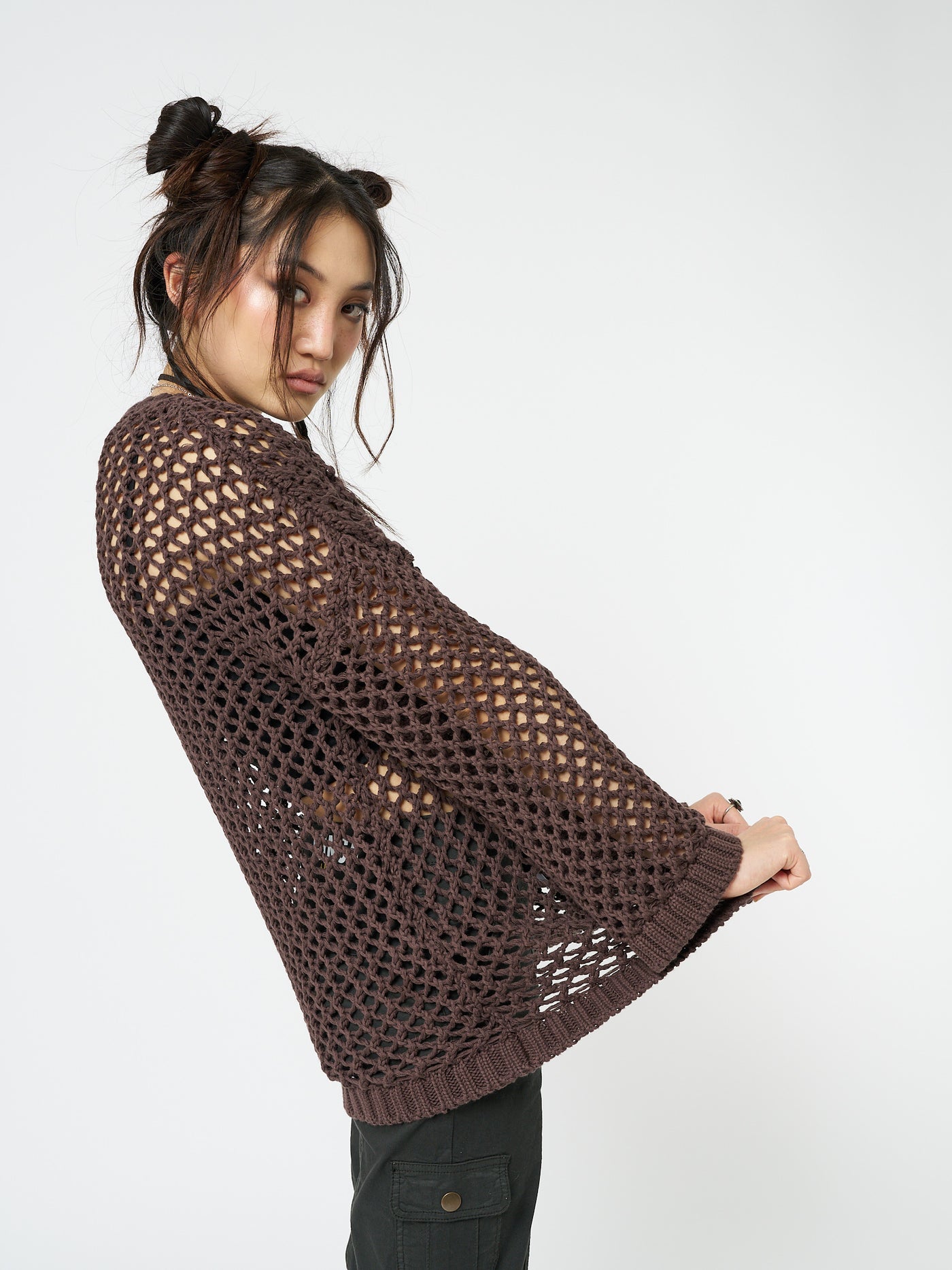 Shroom Open Knit Jumper - Minga London