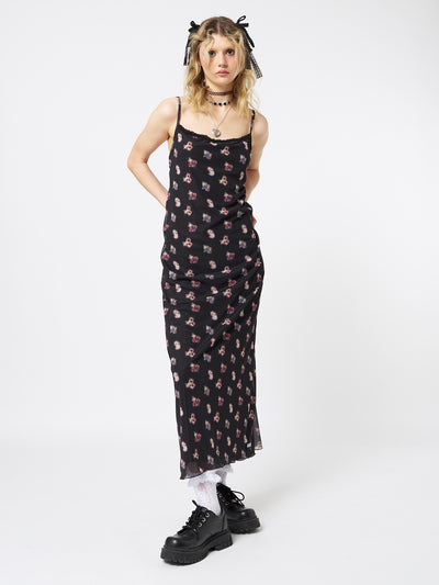 That Cat Girl Mesh Maxi Dress - Minga London