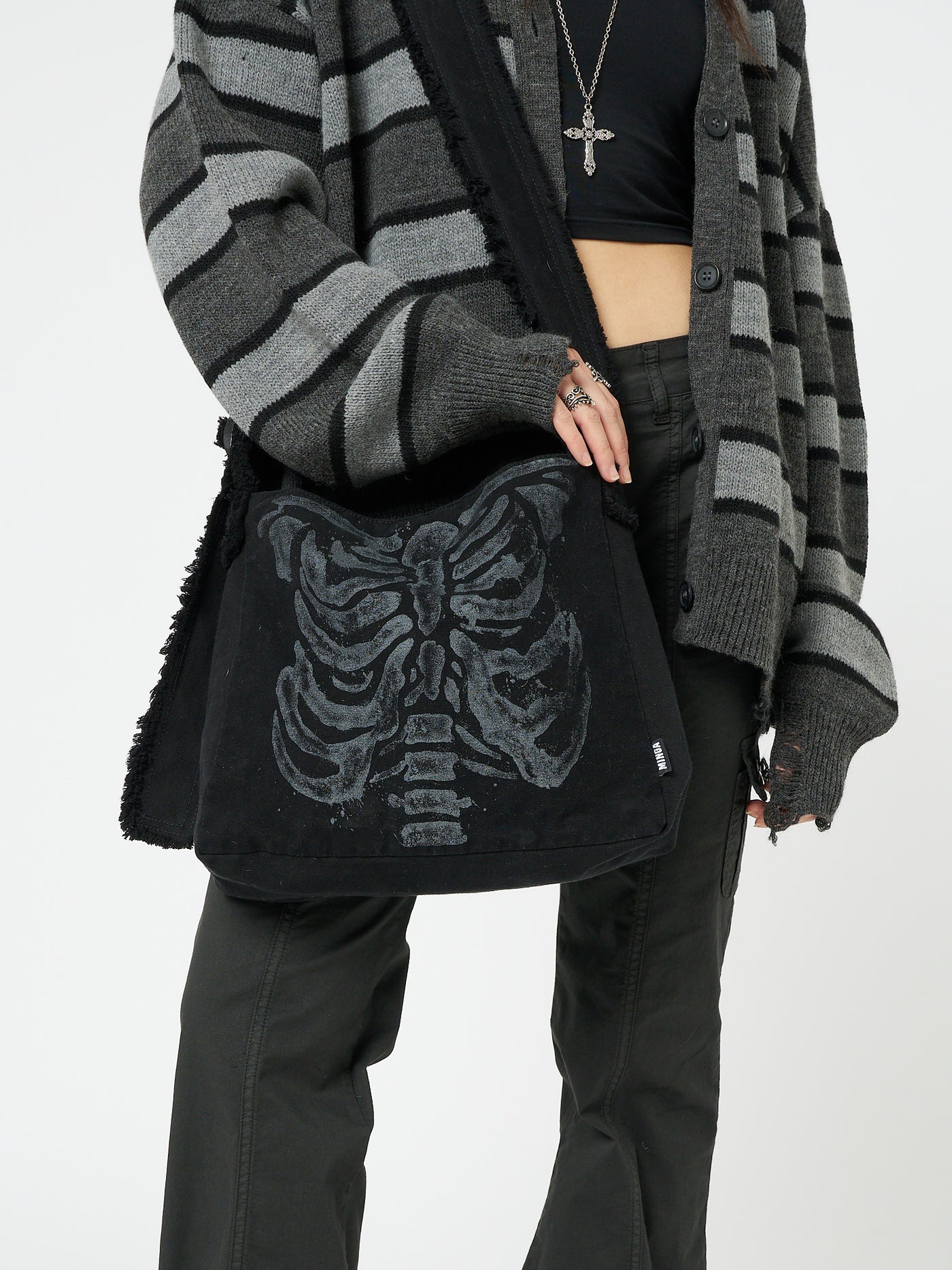 X-ray Skeleton Shoulder Strap Bag - Minga London